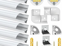 Chesbung led-aluminium profiel (6 x 1m, v-vorm) - afbeelding 1 van  4