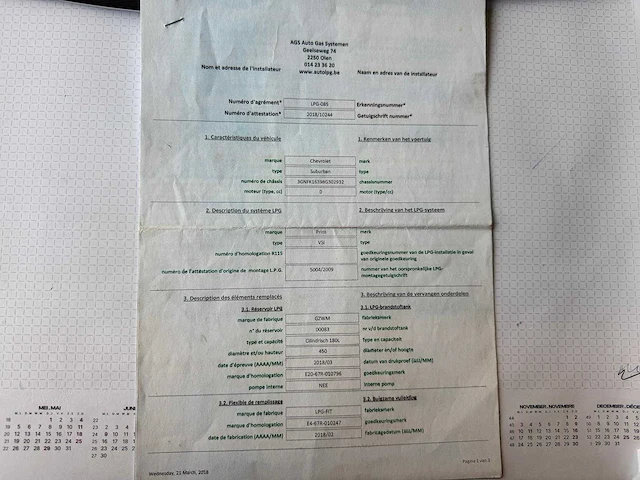 Chevrolet - - suburban - car - 2009 - afbeelding 10 van  20