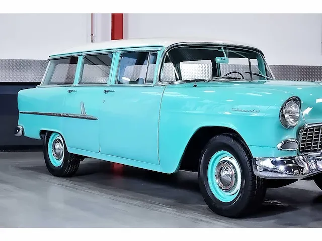 Chevrolet bel air 4 door wagon 235ci i6 (blue flame) - 1955 - afbeelding 7 van  98