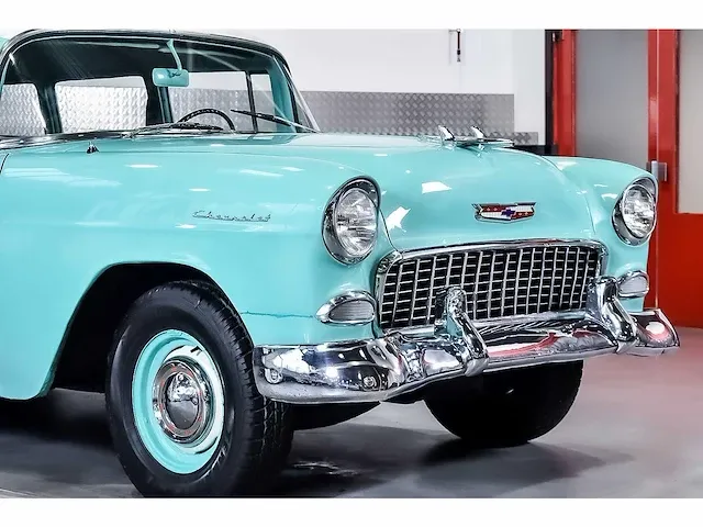 Chevrolet bel air 4 door wagon 235ci i6 (blue flame) - 1955 - afbeelding 8 van  98