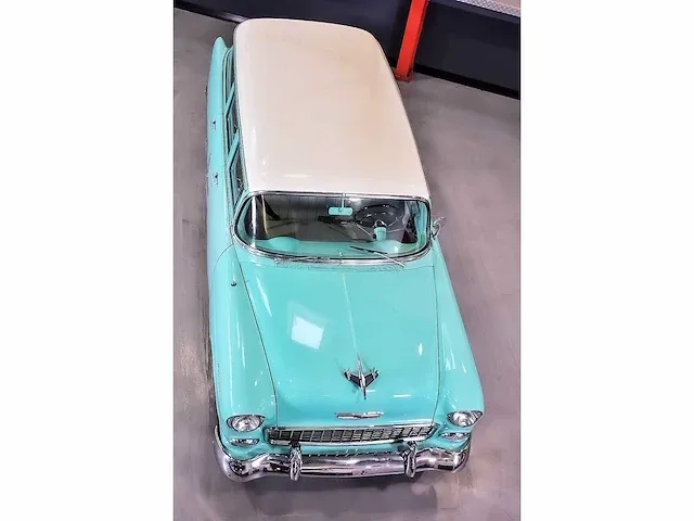 Chevrolet bel air 4 door wagon 235ci i6 (blue flame) - 1955 - afbeelding 21 van  98