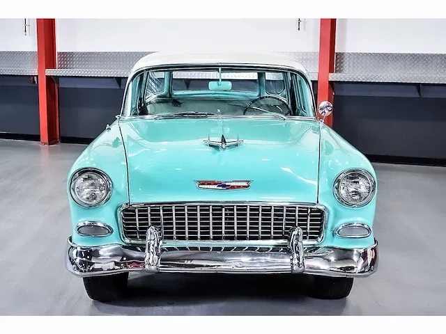 Chevrolet bel air 4 door wagon 235ci i6 (blue flame) - 1955 - afbeelding 12 van  98