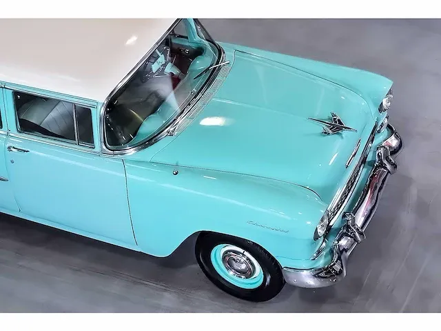 Chevrolet bel air 4 door wagon 235ci i6 (blue flame) - 1955 - afbeelding 24 van  98