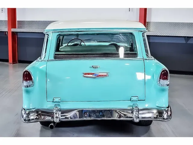 Chevrolet bel air 4 door wagon 235ci i6 (blue flame) - 1955 - afbeelding 26 van  98
