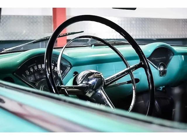 Chevrolet bel air 4 door wagon 235ci i6 (blue flame) - 1955 - afbeelding 27 van  98