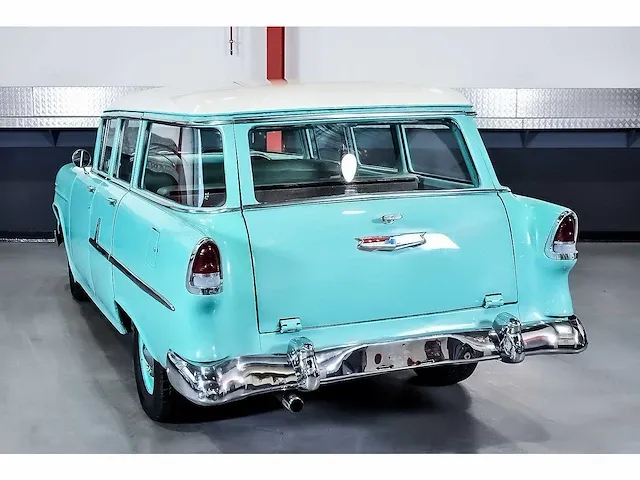 Chevrolet bel air 4 door wagon 235ci i6 (blue flame) - 1955 - afbeelding 29 van  98