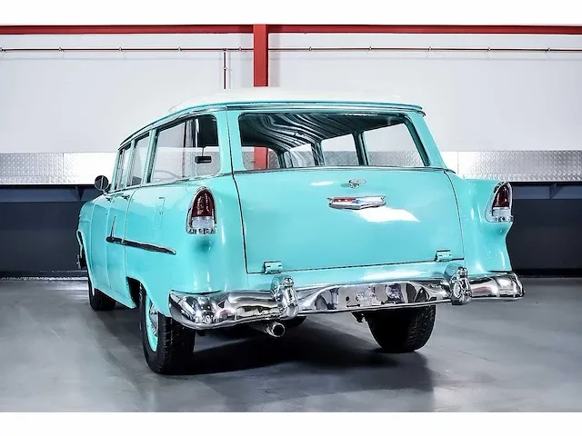 Chevrolet bel air 4 door wagon 235ci i6 (blue flame) - 1955 - afbeelding 30 van  98