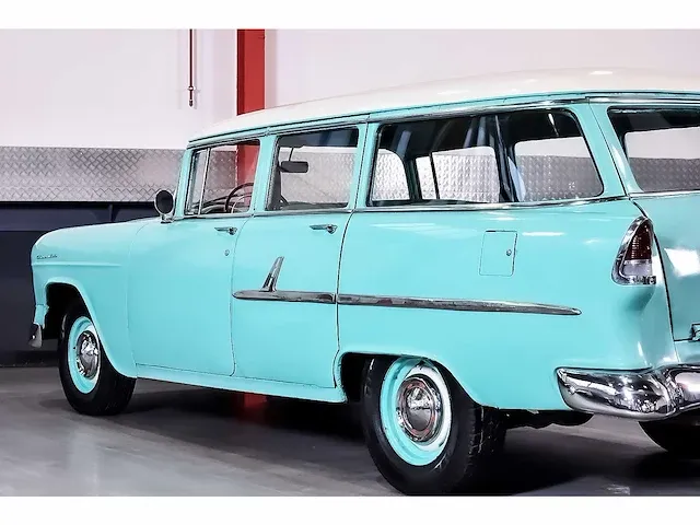 Chevrolet bel air 4 door wagon 235ci i6 (blue flame) - 1955 - afbeelding 42 van  98