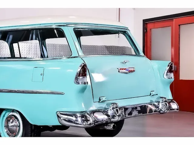 Chevrolet bel air 4 door wagon 235ci i6 (blue flame) - 1955 - afbeelding 43 van  98