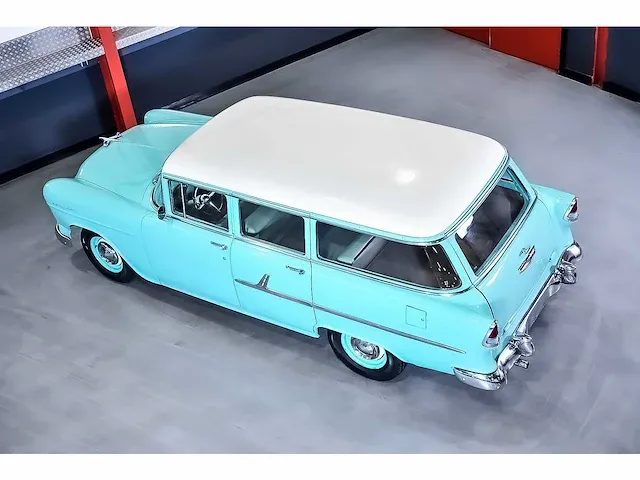 Chevrolet bel air 4 door wagon 235ci i6 (blue flame) - 1955 - afbeelding 50 van  98
