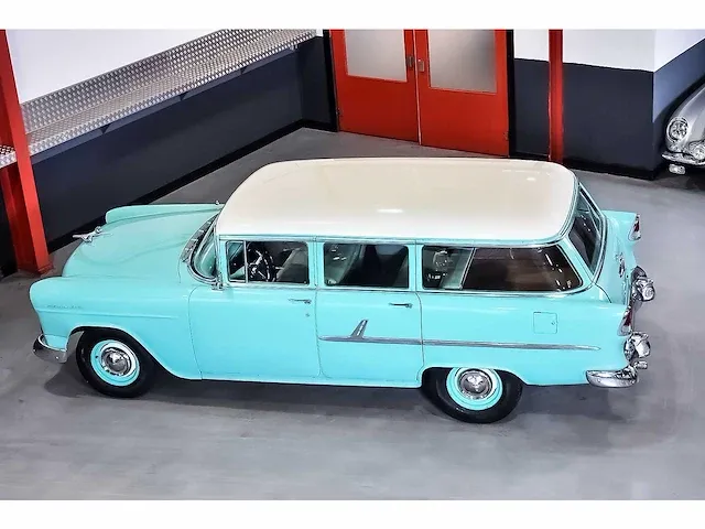 Chevrolet bel air 4 door wagon 235ci i6 (blue flame) - 1955 - afbeelding 51 van  98