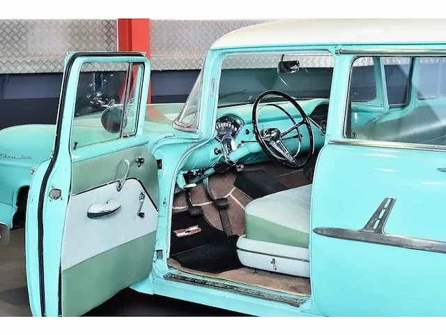 Chevrolet bel air 4 door wagon 235ci i6 (blue flame) - 1955 - afbeelding 53 van  98