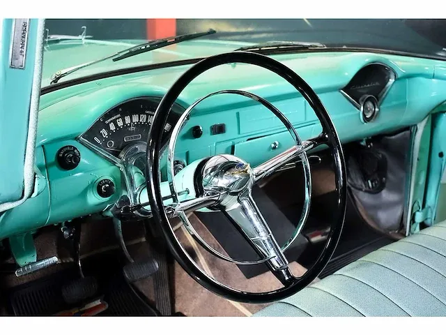 Chevrolet bel air 4 door wagon 235ci i6 (blue flame) - 1955 - afbeelding 59 van  98