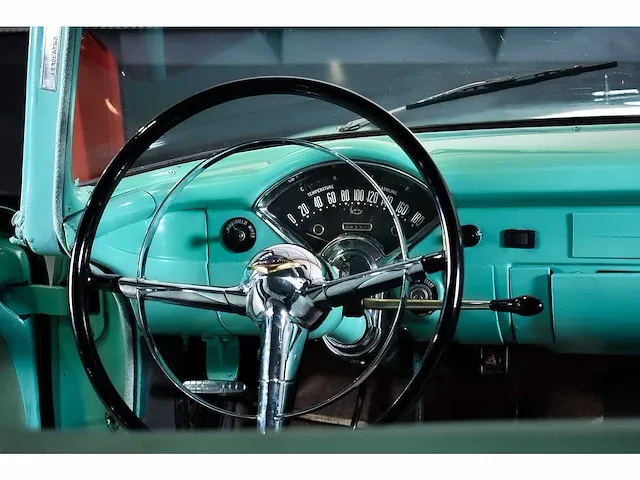 Chevrolet bel air 4 door wagon 235ci i6 (blue flame) - 1955 - afbeelding 62 van  98