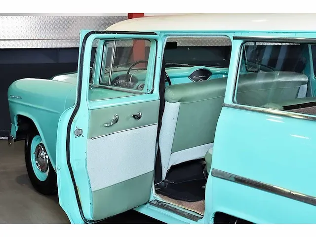 Chevrolet bel air 4 door wagon 235ci i6 (blue flame) - 1955 - afbeelding 70 van  98