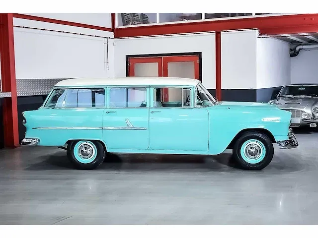 Chevrolet bel air 4 door wagon 235ci i6 (blue flame) - 1955 - afbeelding 89 van  98