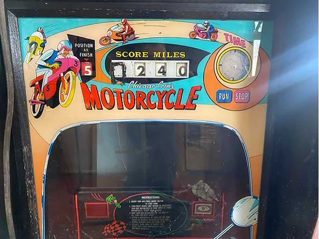 Chicago coin motorcycle race arcade - afbeelding 1 van  5