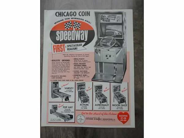 Chicago coin speedway race arcade - afbeelding 4 van  4