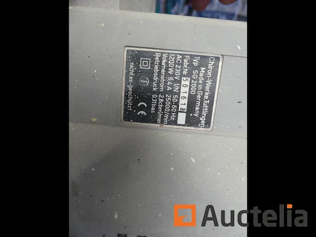 Chicon sg 2000 elektrisch lagedruk verfpistool - afbeelding 3 van  11