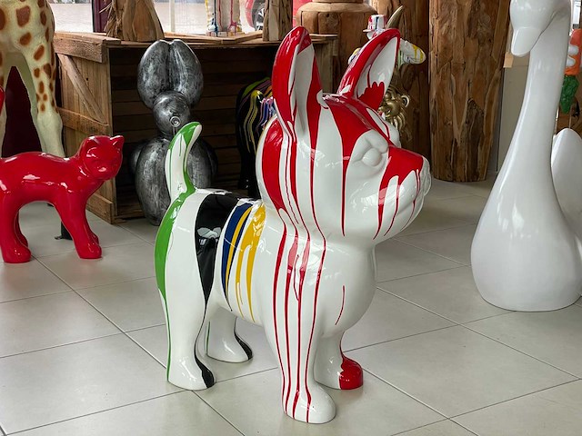 Chihuahua wit trash h90cm x l76cm - afbeelding 1 van  3