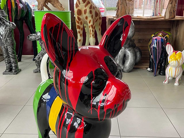 Chihuahua zwart trash h90cm x l76cm - afbeelding 2 van  3