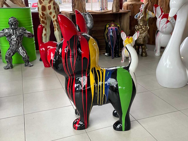 Chihuahua zwart trash h90cm x l76cm - afbeelding 3 van  3