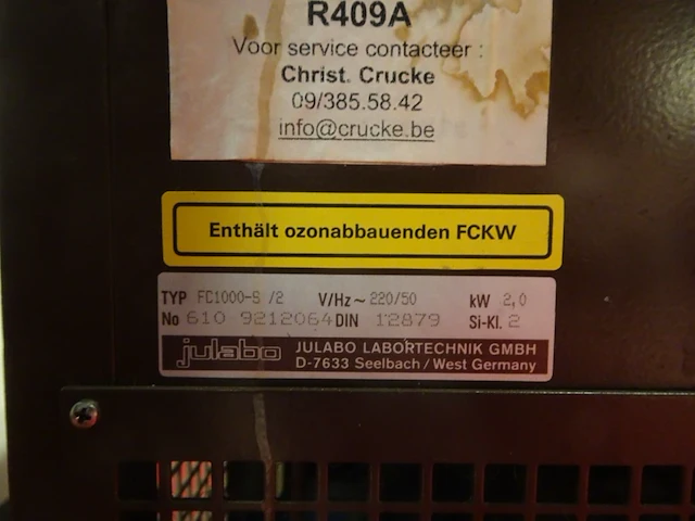 Chiller julabo - afbeelding 6 van  6