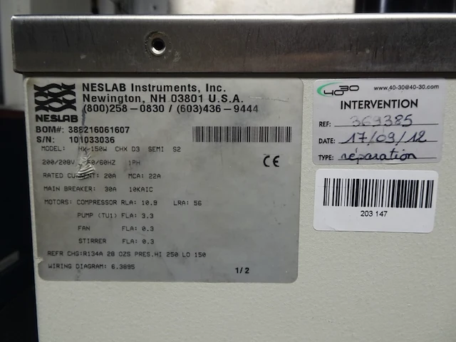 Chiller neslab - afbeelding 6 van  6