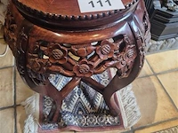 Chinees bijzettafeltje ø 27cm h 47cm - afbeelding 1 van  3