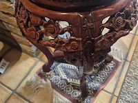 Chinees bijzettafeltje ø 27cm h 47cm - afbeelding 3 van  3