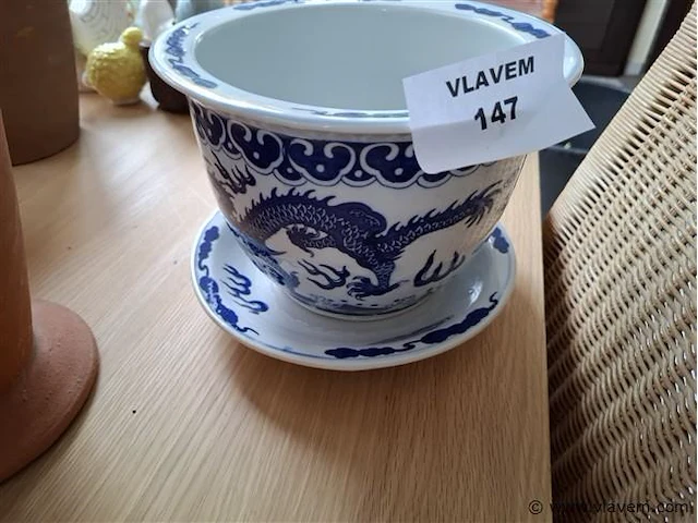 Chinese bloempot - afbeelding 1 van  2