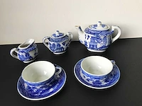 Chinese blue and white miniature - crockery (5x) - afbeelding 2 van  7