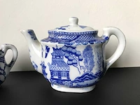 Chinese blue and white miniature - crockery (5x) - afbeelding 4 van  7