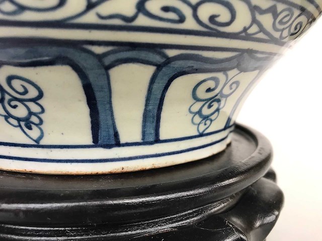Chinese blue and white vase - afbeelding 14 van  17