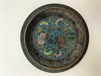 Chinese cloissoné detailed bowl - afbeelding 6 van  22