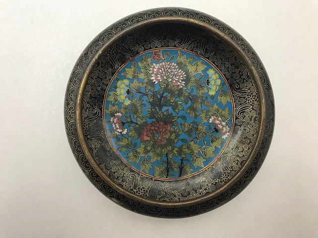 Chinese cloissoné detailed bowl - afbeelding 7 van  22