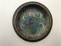 Chinese cloissoné detailed bowl - afbeelding 7 van  22