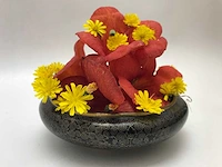 Chinese cloissoné detailed bowl - afbeelding 11 van  22