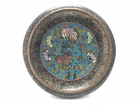Chinese cloissoné detailed bowl - afbeelding 1 van  22