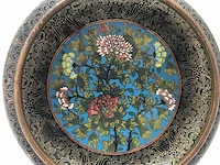 Chinese cloissoné detailed bowl - afbeelding 18 van  22