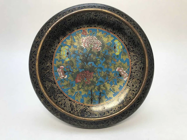 Chinese cloissoné detailed bowl - afbeelding 20 van  22