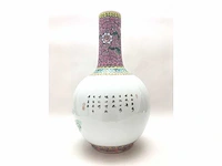 Chinese famille rose bottle vase ‘eight immortals’ - porcelain - china - 20th century - afbeelding 3 van  32