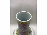 Chinese famille rose bottle vase ‘eight immortals’ - porcelain - china - 20th century - afbeelding 11 van  32