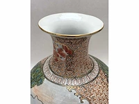 Chinese guangzhou export porcelain vase with hunting scene - european market - (early 20th century) - afbeelding 3 van  34