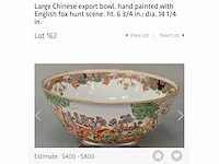 Chinese guangzhou export porcelain vase with hunting scene - european market - (early 20th century) - afbeelding 31 van  34