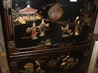 Chinese kast met 4 deuren afm. 140x96x55 cm - afbeelding 3 van  5