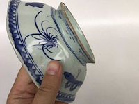 Chinese min yao blue white bowl. - afbeelding 5 van  21