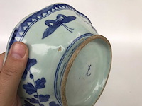 Chinese min yao blue white bowl. - afbeelding 20 van  21
