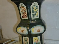 Chinese tuinzuil vogels en bloemen 50x31cm - afbeelding 2 van  3