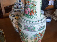 Chinese vaas, chinese kom, pot met deksel (alles porselein) - afbeelding 9 van  10